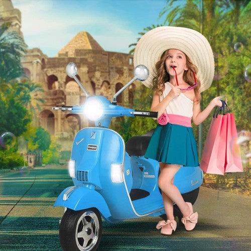 Uenjoy 6V Kids Ride On Electric Motorcycle (Vespa Edition) - Toytexx Uenjoy 6V Kids Ride On Electric Motorcycle (Vespa Edition) - Toytexx